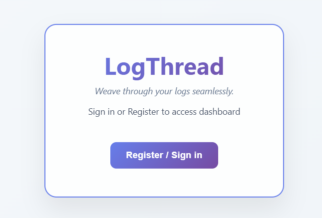 Log and User Flow Diagram